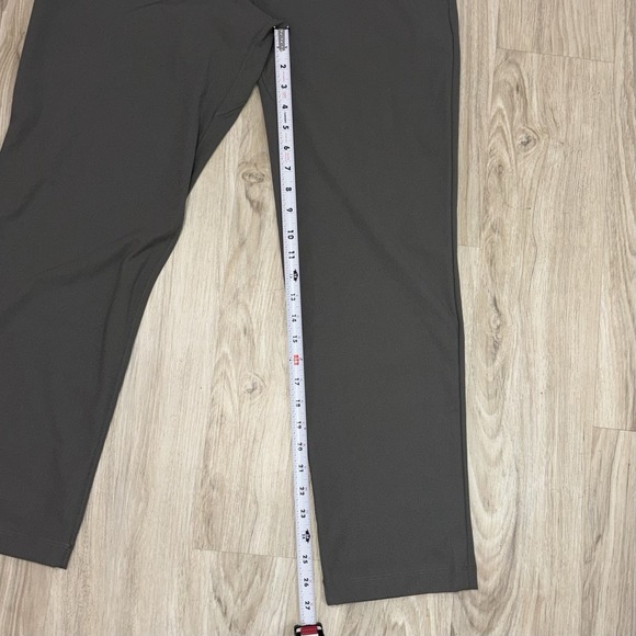 Lululemon Commission Pant Slim Fit Warpstreme Men 31 Dark Olive Green Casuals - Picture 7 of 10